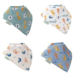 Ziggle Bandana Bibs - Safari