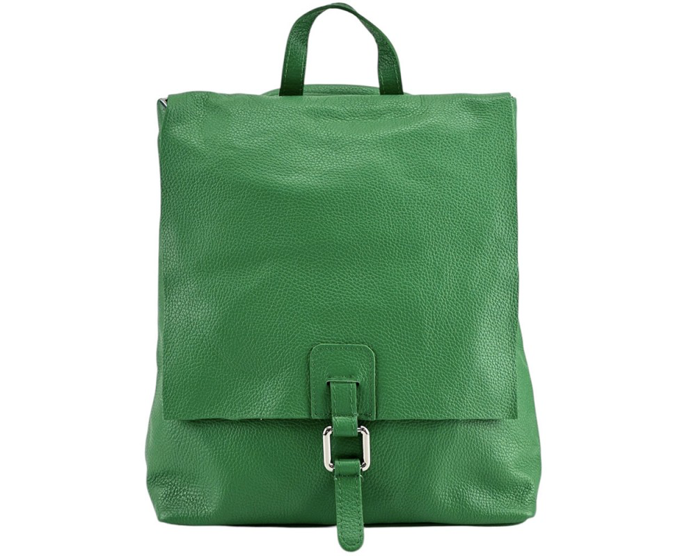 Firenze Leather Backpack Emerald Green