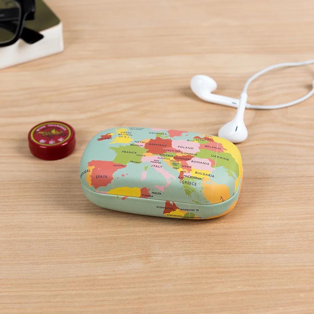 Mini travel case- World Map