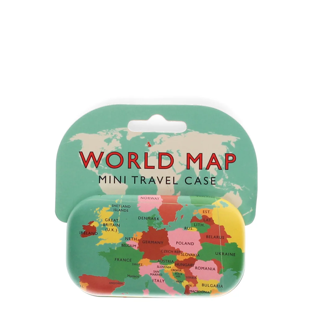 Mini travel case- World Map