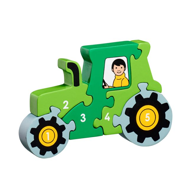 Lanka Kade Wooden Tractor 1-5 Jigsaw