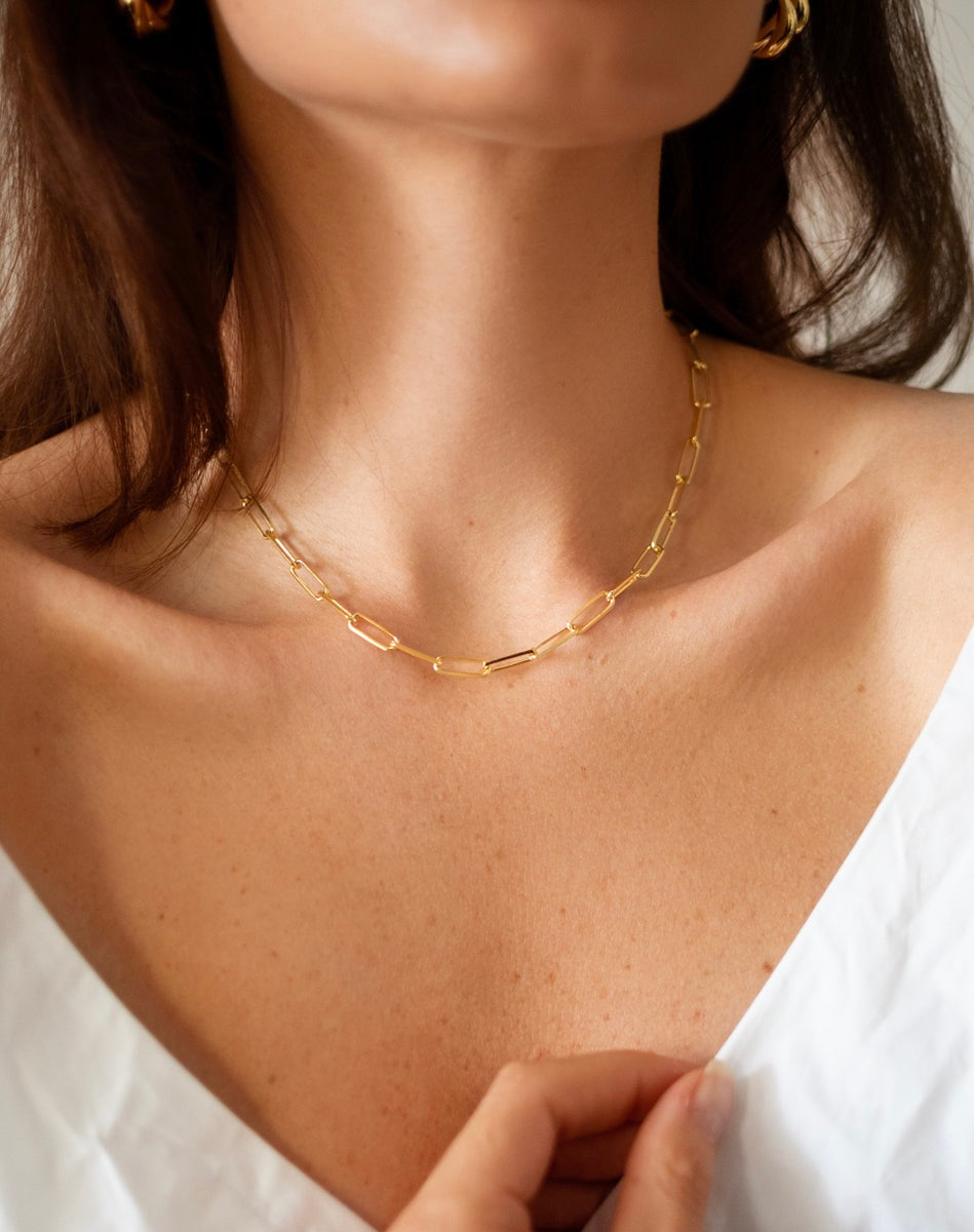 One Dame Lane - Paperclip Necklace