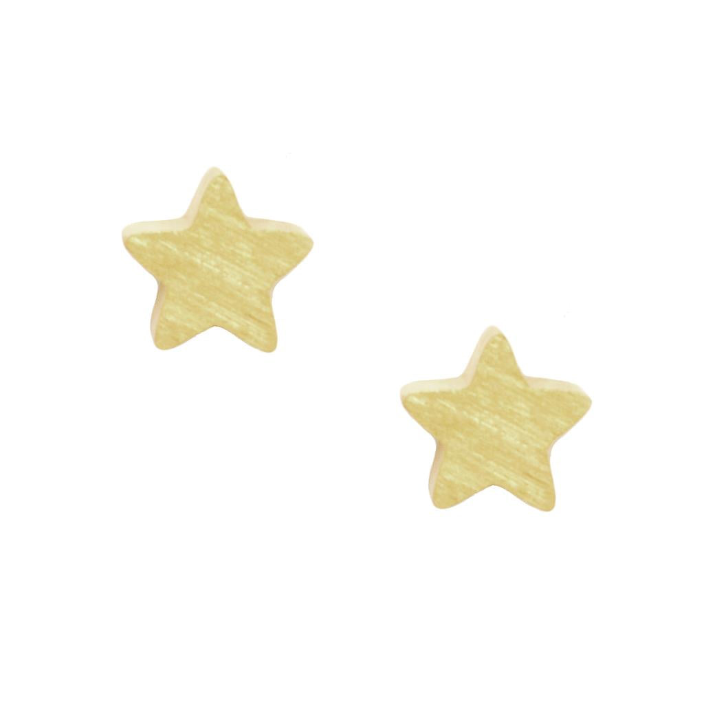 Gold Star Earrings
