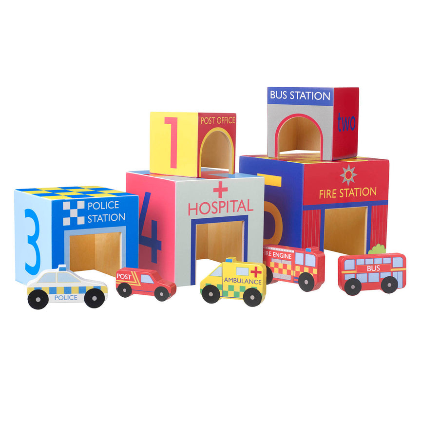 Emergency Vehicle Stacking Blocks