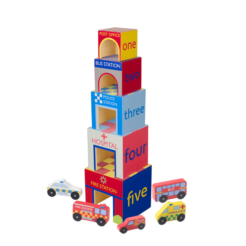 Emergency Vehicle Stacking Blocks