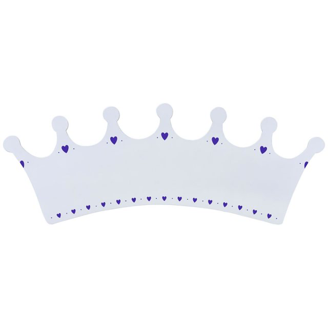 Name Plaque - Long White Crown
