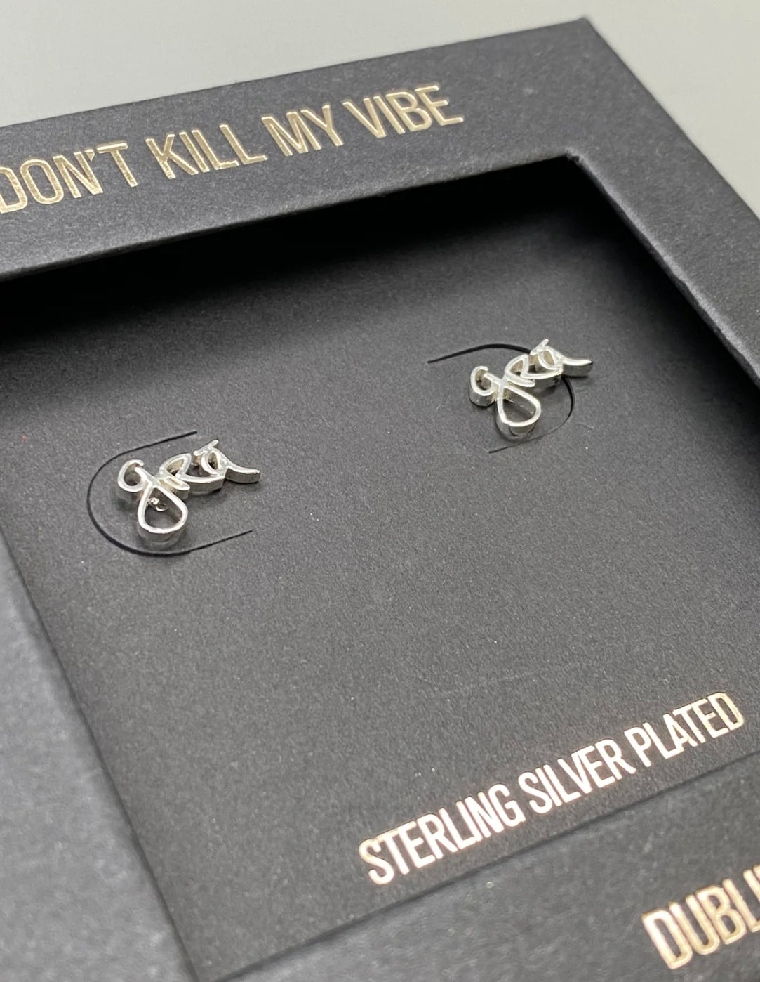 Grà Stud Earrings, Silver