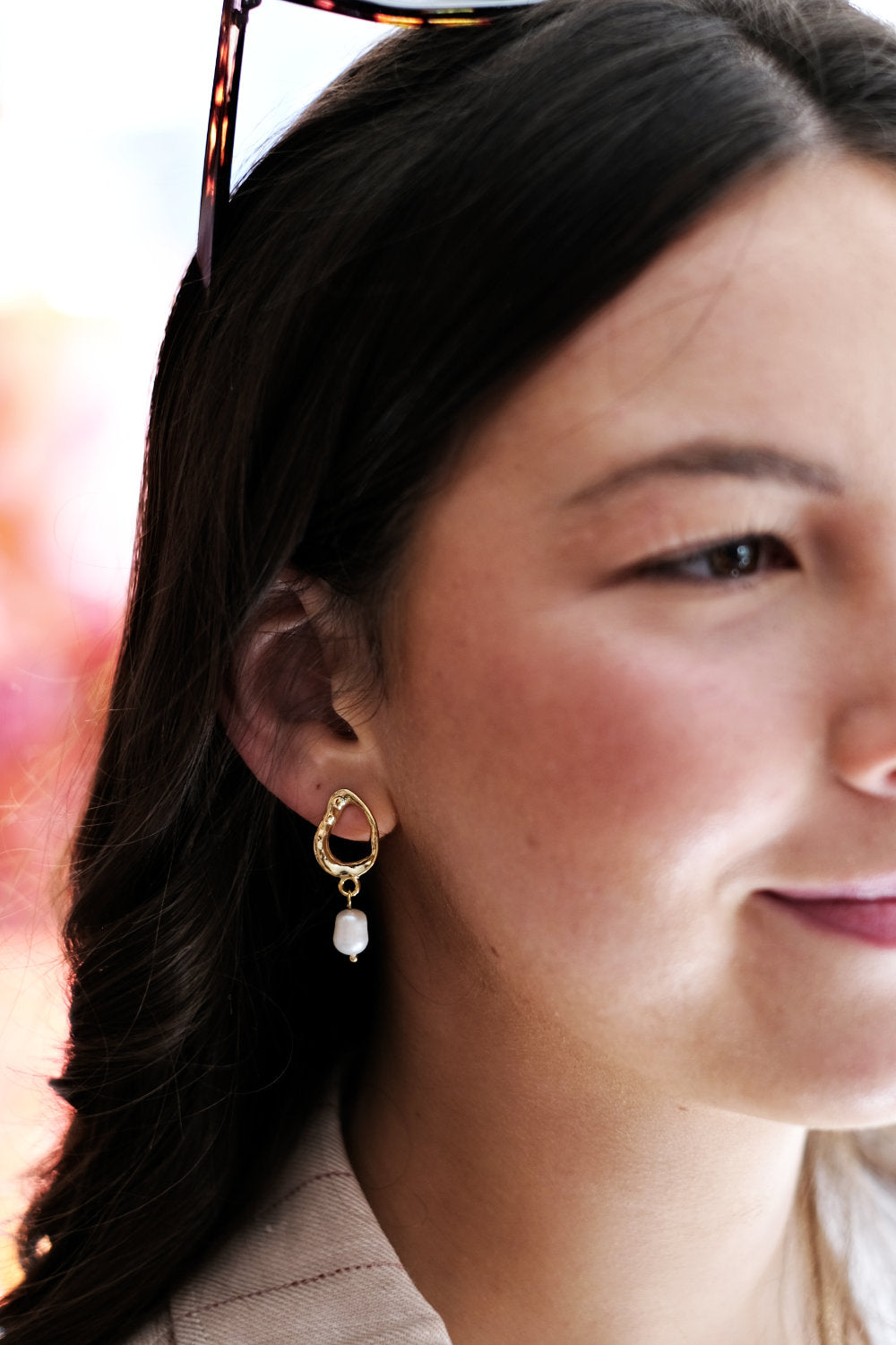 Sadie Pearl Drop Earrings