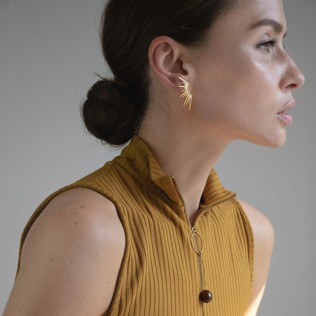 Sunset Studs Gold - One Dame Lane