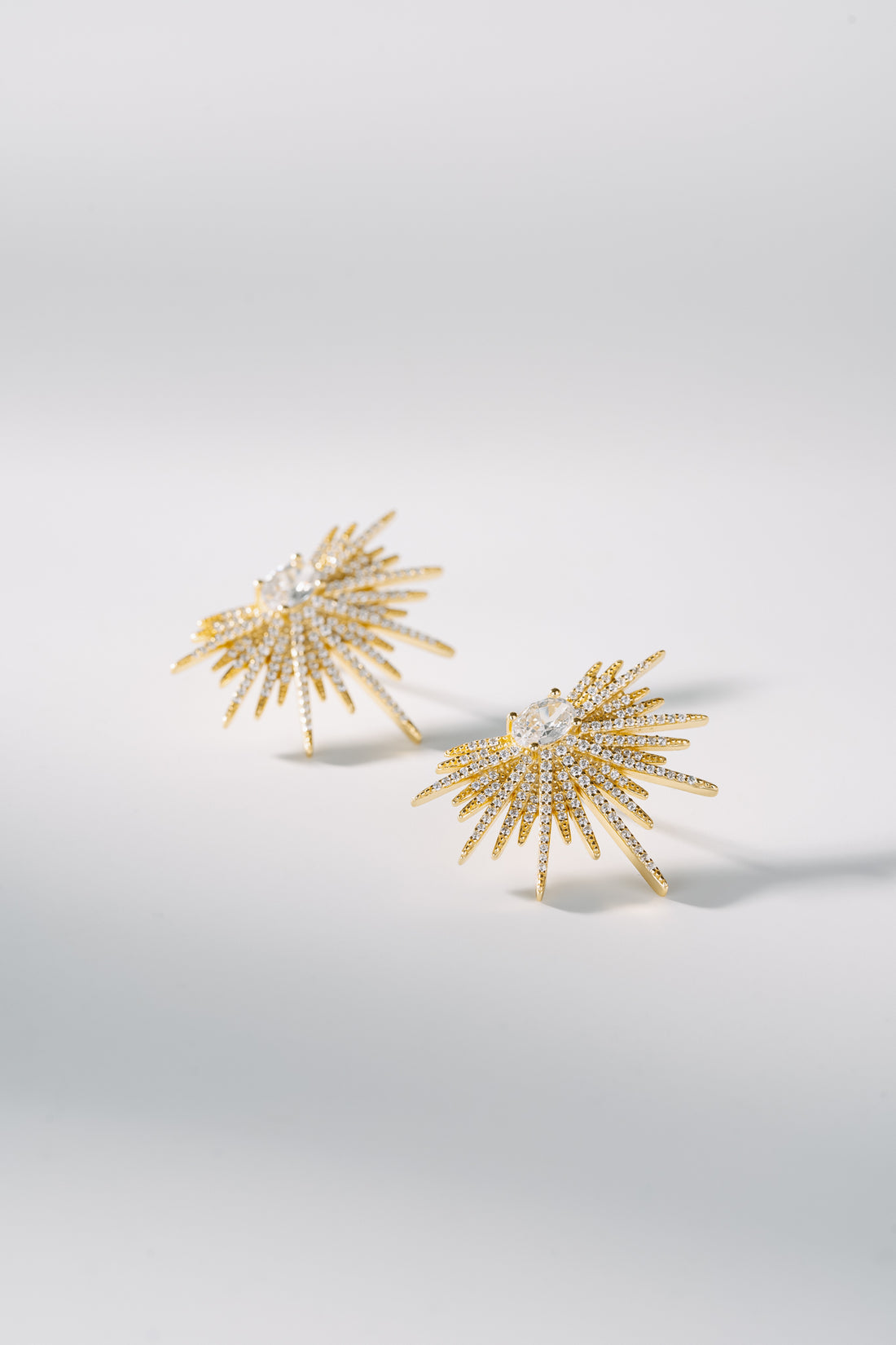 Ellie Stud Earrings Gold - One Dame Lane