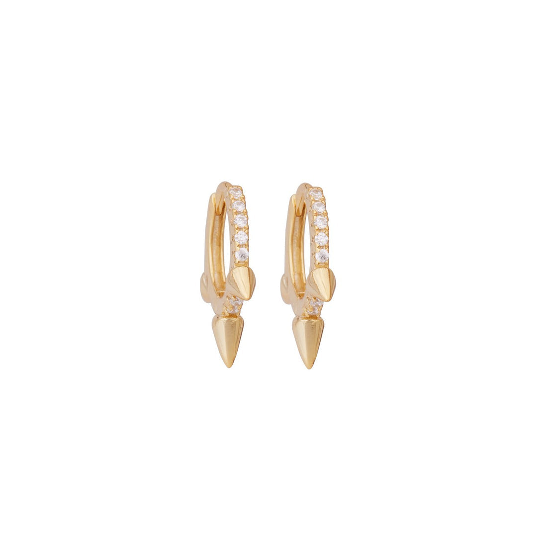 Triple Spike Huggies Gold - One Dame Lane