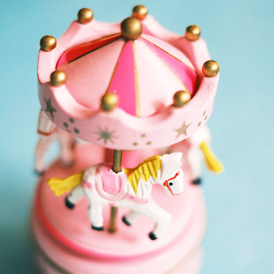 Musical Carousel - Mini Pink.