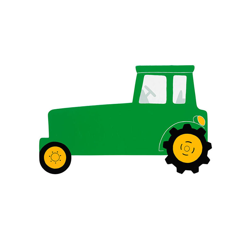 Name Plaque - Green Tractor
