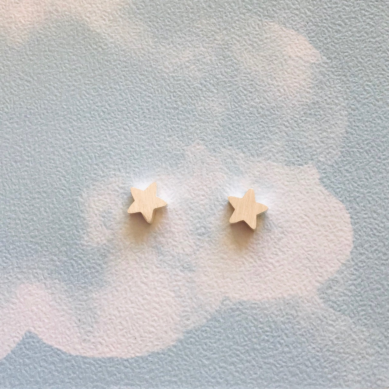 silver star earrings