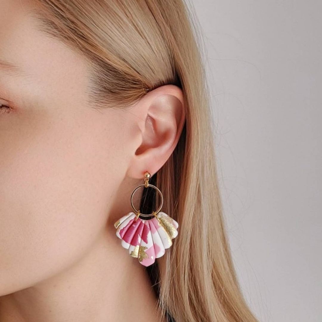 Cleo Pink Mix Earrings