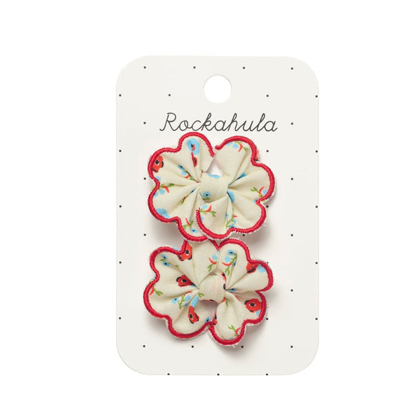 Rockahula Ditsy Scallop Bow Clips