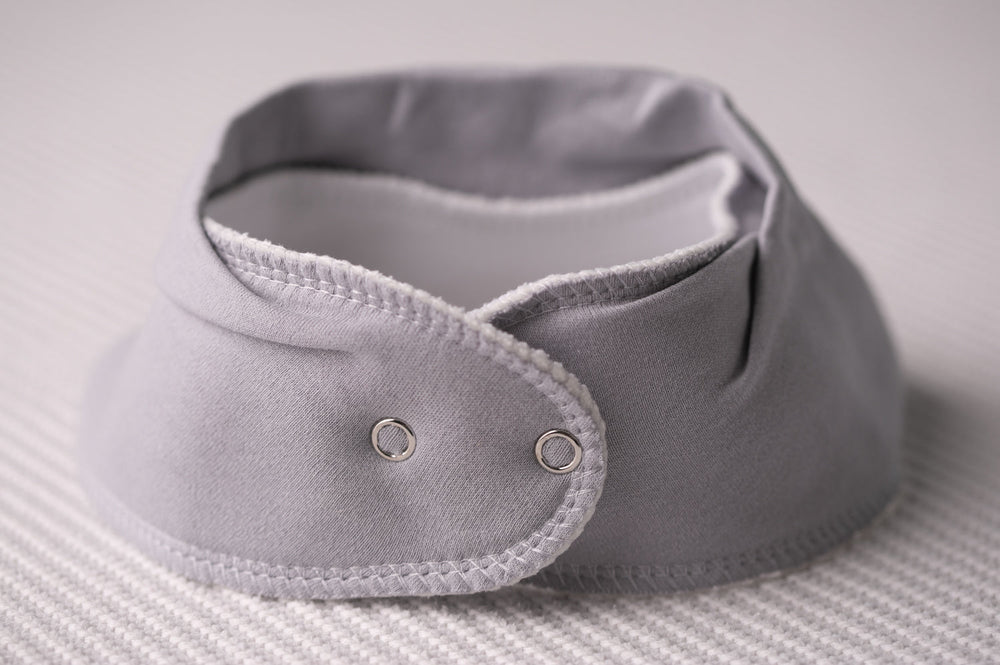 Babyboo Bandana Bib - Grá