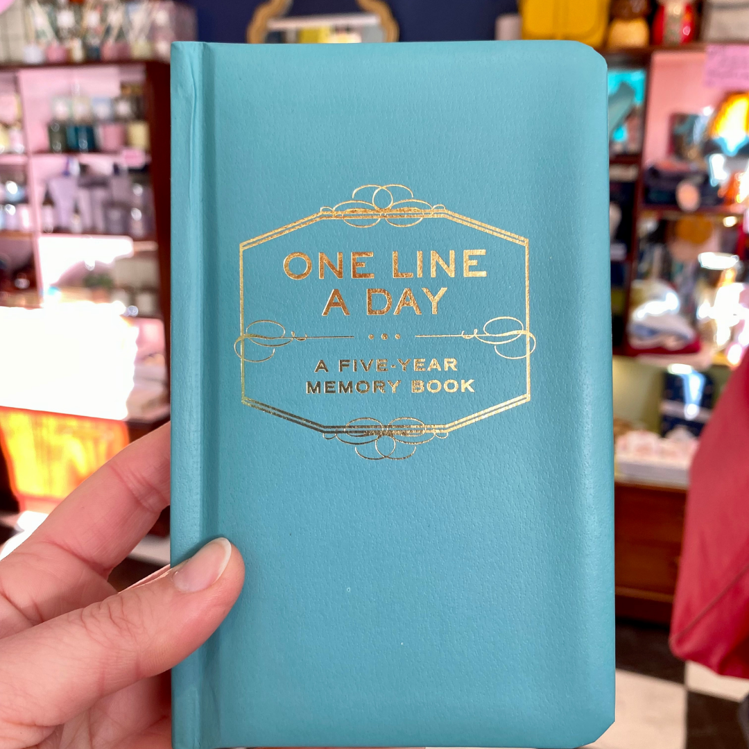 Pretty Five Year Journal Written One Line A Day Diary to Record