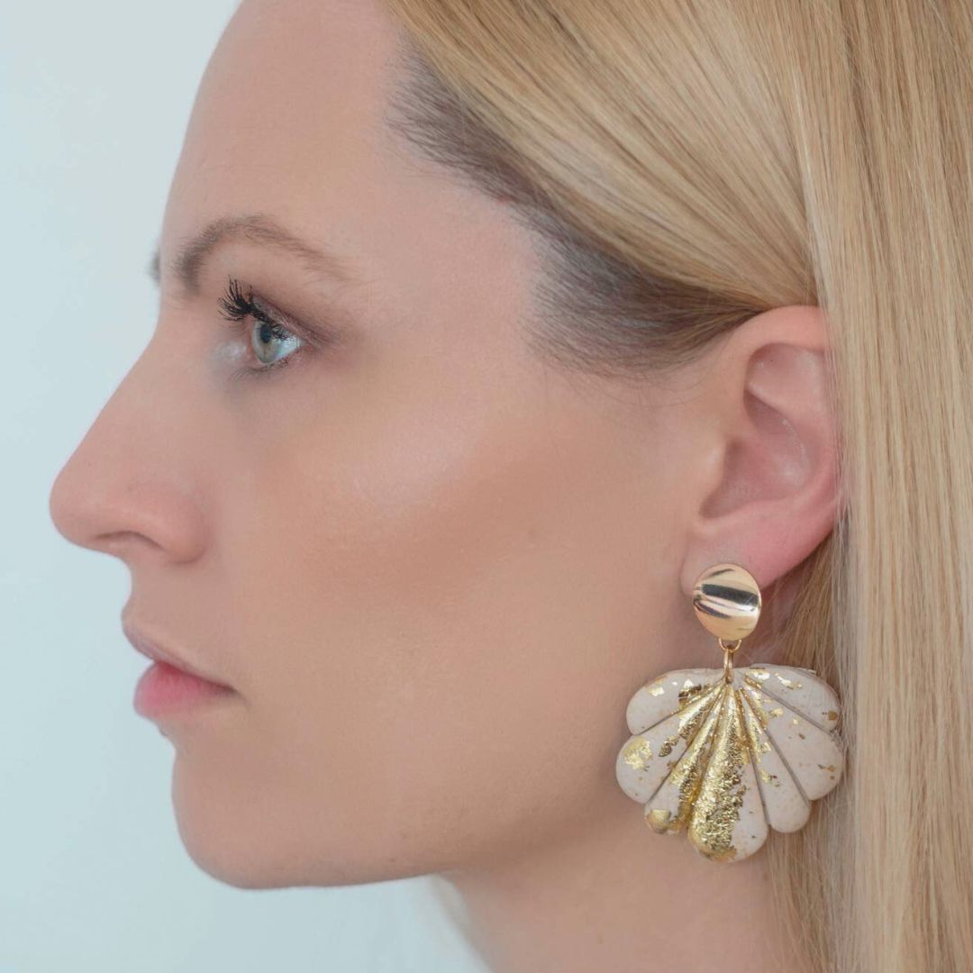 Load image into Gallery viewer, Florence Ivory Earrings
