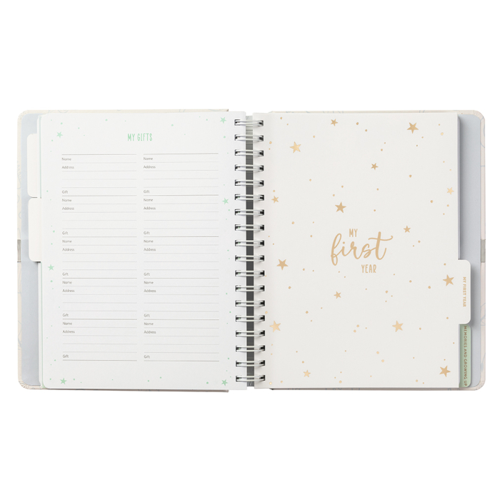 Busy B Baby Journal Blue