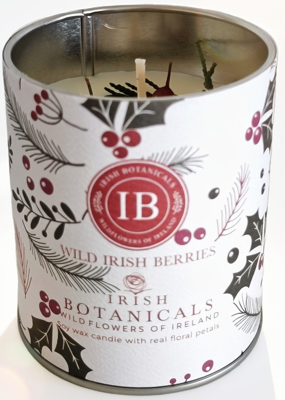 Wild Irish Berries Tin Candle - Irish Botanicals