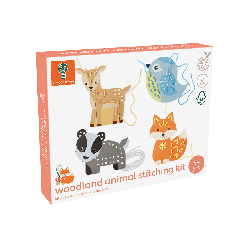 Orange Tree - Woodland Animal Stitching Kit