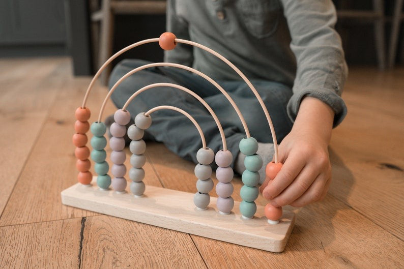 Wooden Rainbow Abacus