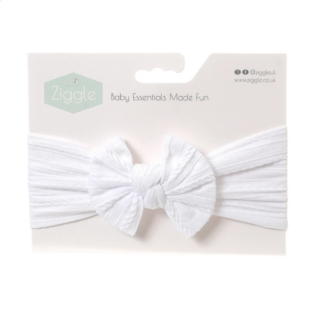 Ziggle - White Headband