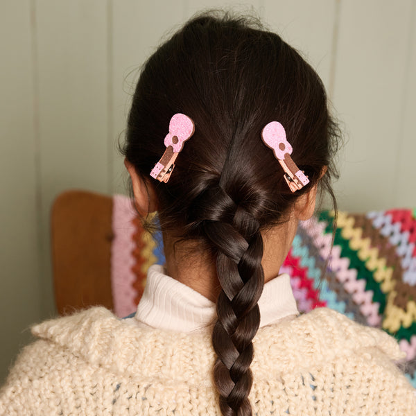Rockahula Pink Guitar Clips