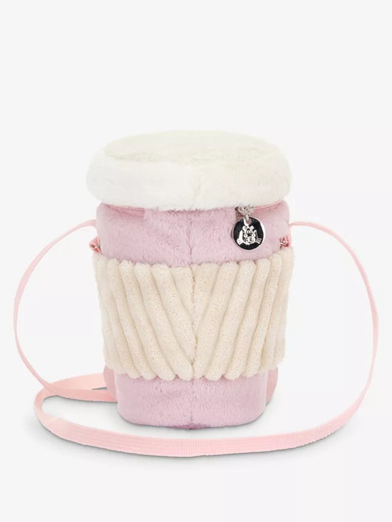 Jellycat Amuseable Pink Coffee-To-Go Bag