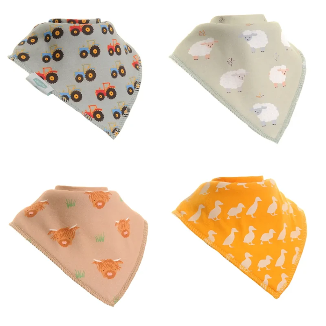 Ziggle - Farmyard Bib Set