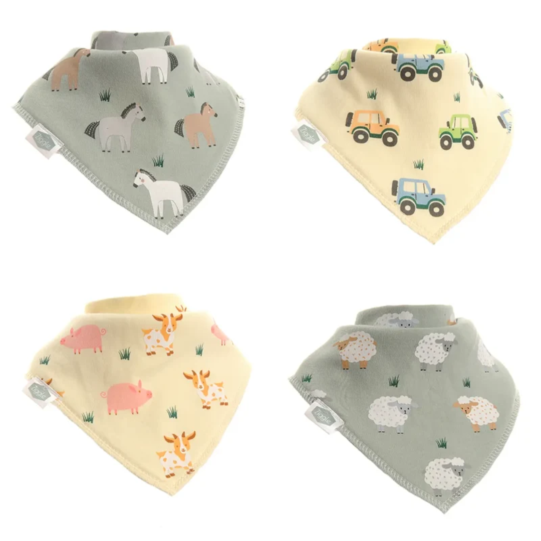 Ziggle - Country Life Bib Set