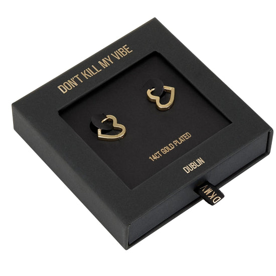 Don’t Kill My Vibe - Not Yer Average Heart Hoop Earring