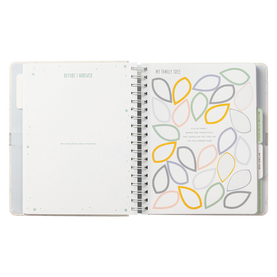 Busy B Baby Journal Blue