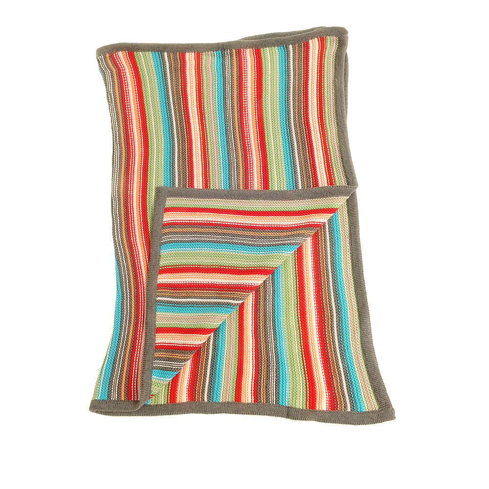 Load image into Gallery viewer, Baby Blanket Colourful Stripes!
