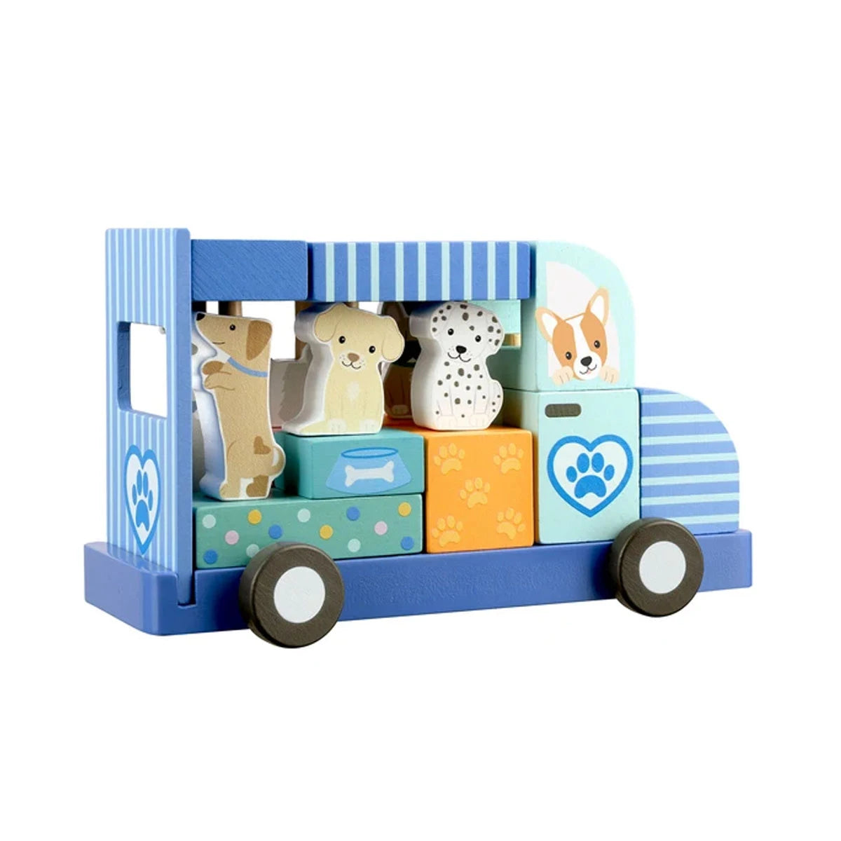 Orange Tree - Wooden Dog Grooming Van Puzzle