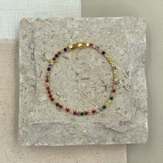 Load image into Gallery viewer, Rainbow Crystal Bracelet
