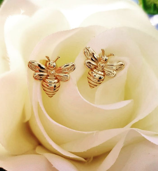 Golden Bee Earrings
