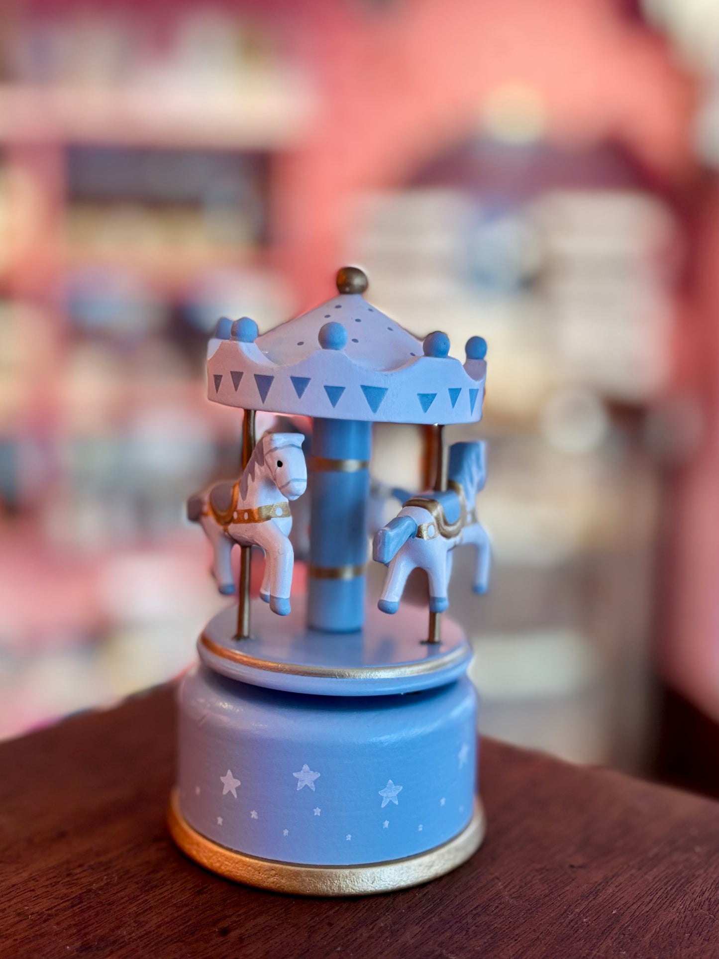 Little Grey Musical Carousel