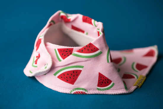 BabyBoo Summer Watermelons Organic Cotton Bib