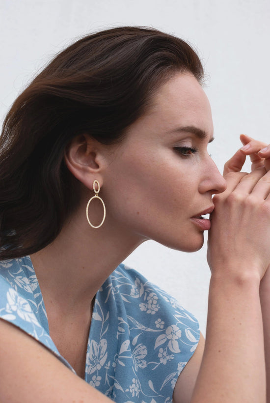 One Dame Lane Ovelle Drop Earring