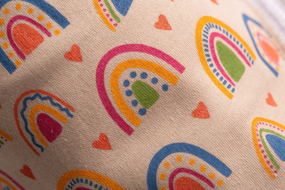Babyboo Boho Rainbows Organic Cotton Bandana Bib