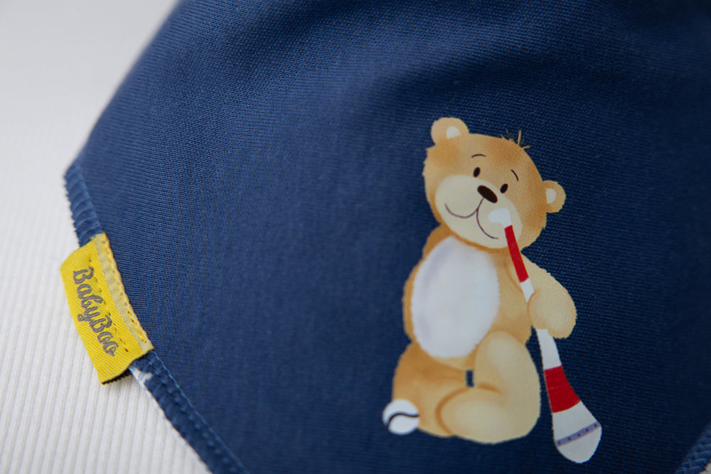 Babyboo Bandana Bib - Puc about with teddy