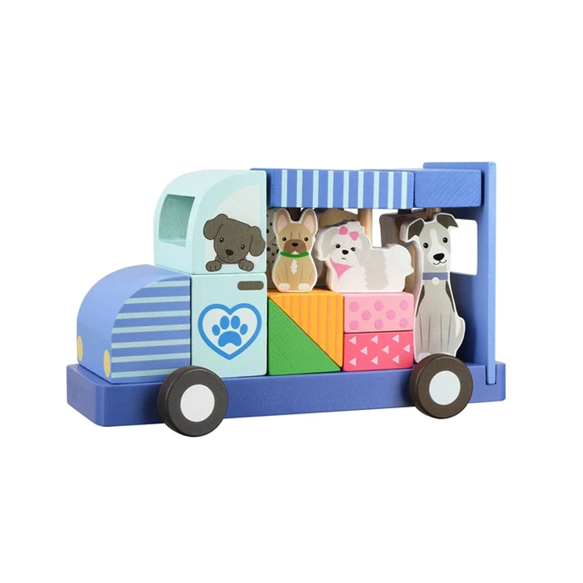 Orange Tree - Wooden Dog Grooming Van Puzzle