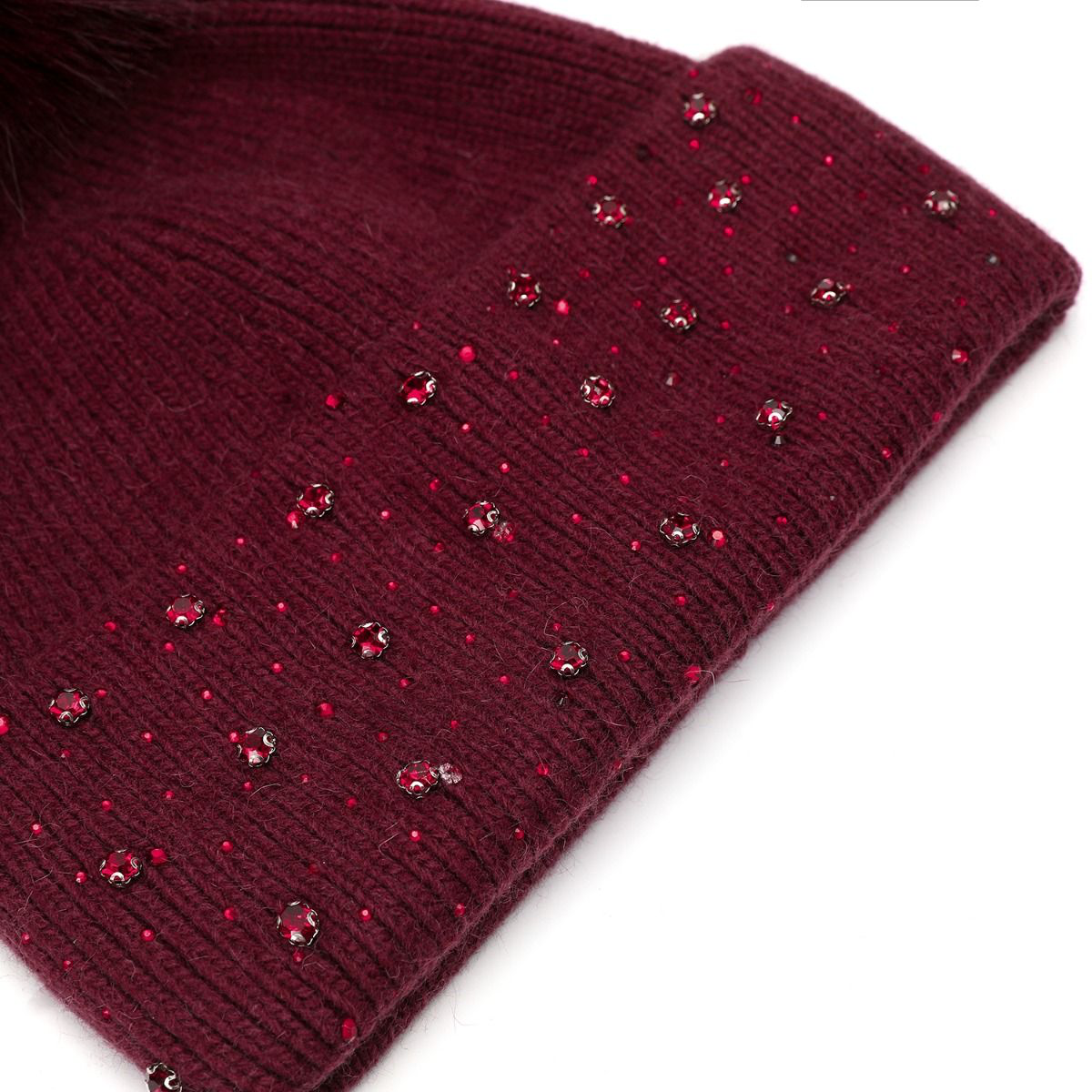Bobble Beanie Burgundy