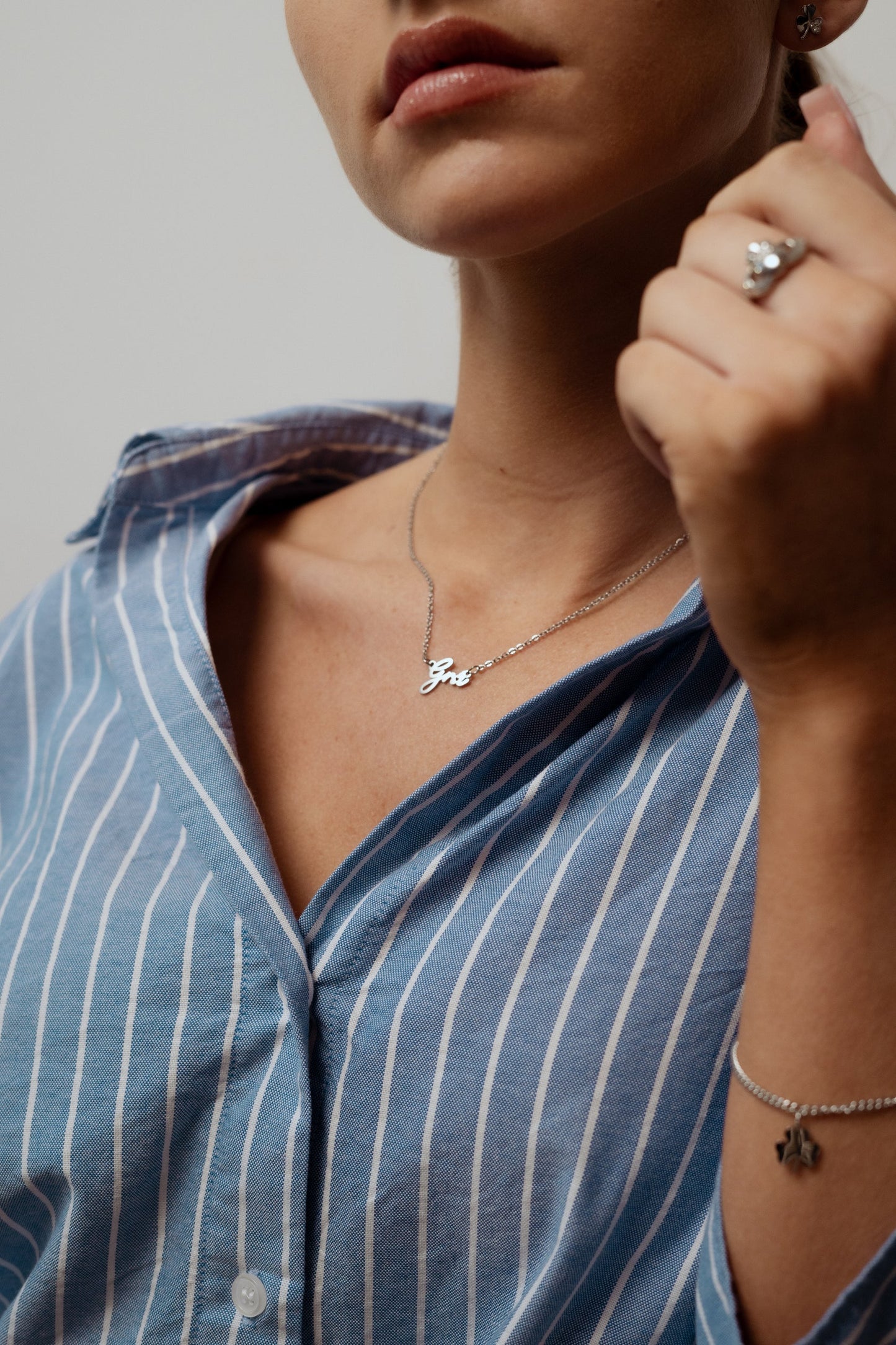 Fíor Grá Necklace Silver