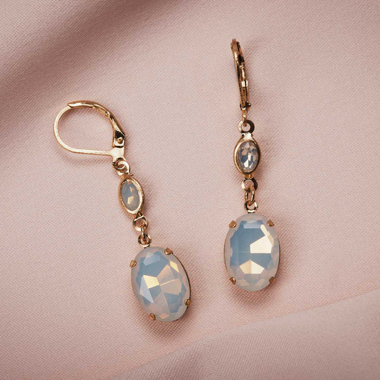 Milk Opal earrings