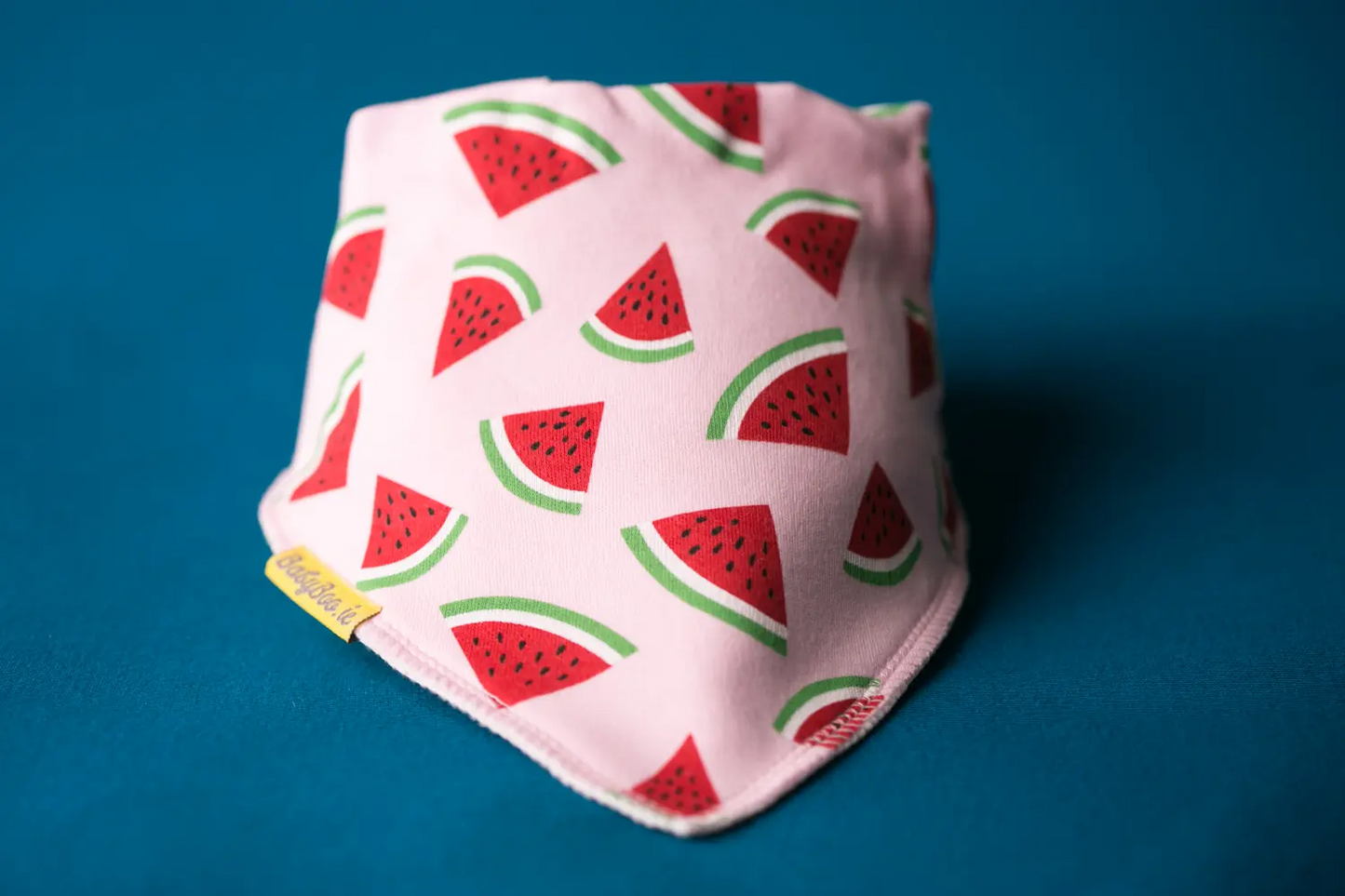 BabyBoo Summer Watermelons Organic Cotton Bib