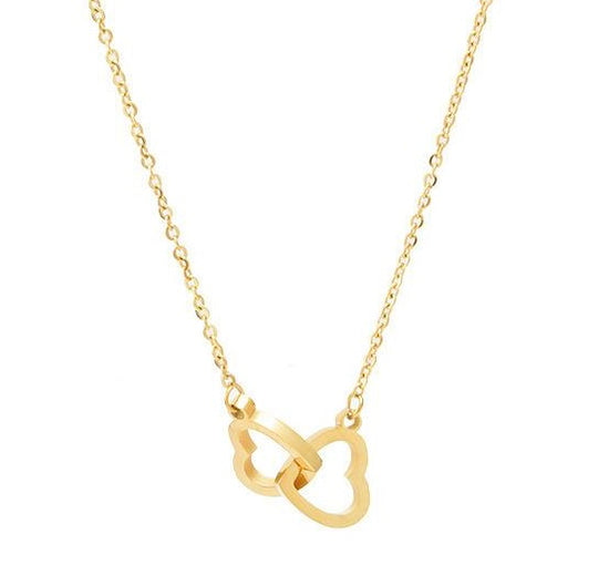 Me & You Heart Necklace