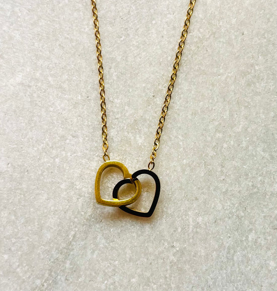 Me & You Heart Necklace